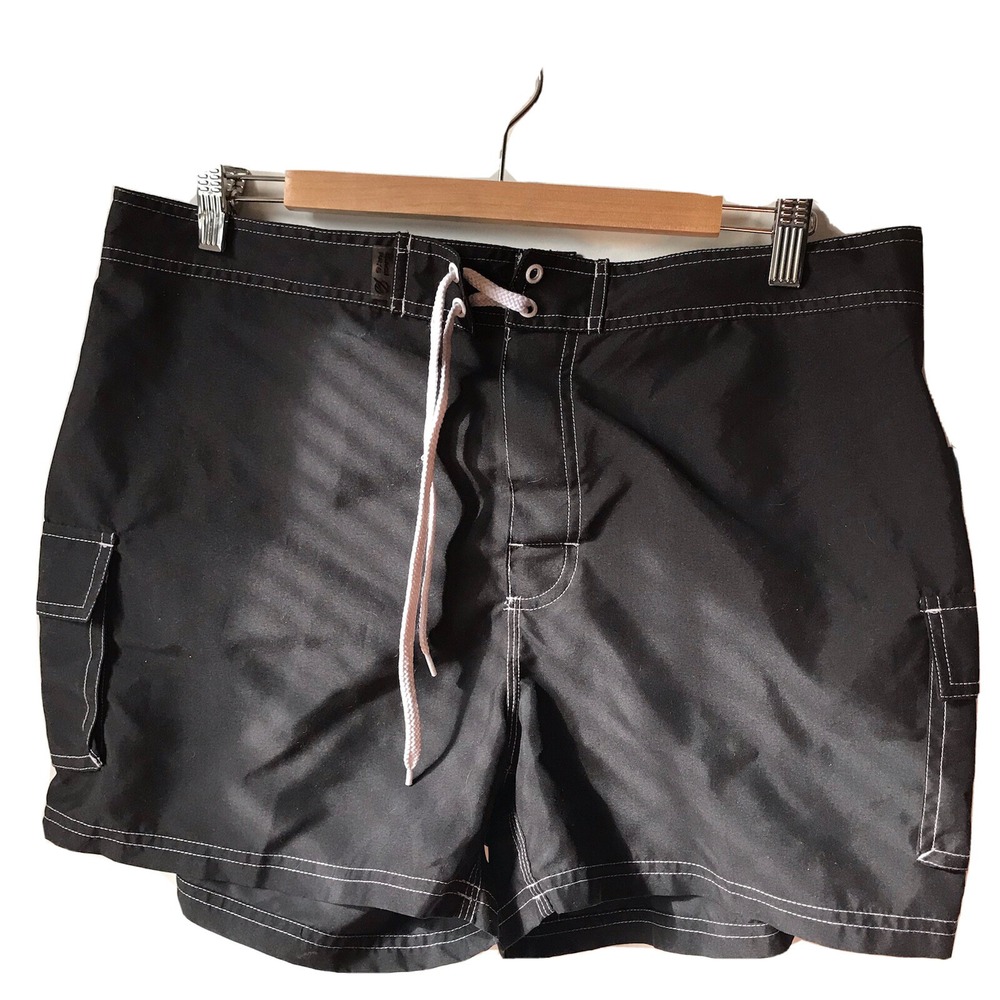 Beach Rays black‎ quick dry cover up swim shorts beach surf Y2K 90's Teen 14